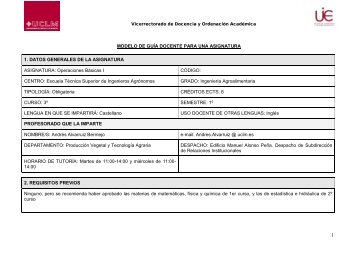 modelo de guÃƒÂ­a docente para una asignatura 1 - Escuela TÃƒÂ©cnica ...