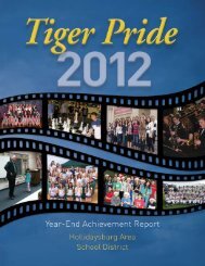 2012 TIGERPRIDE Year-end Achievement Report - Hollidaysburg ...