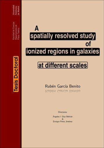 A spatially resolved study of ionized regions in galaxies at different ...