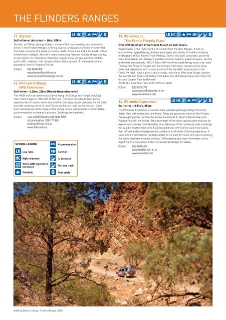 4WD Tracks & Repeater Towers brochure - South Australia