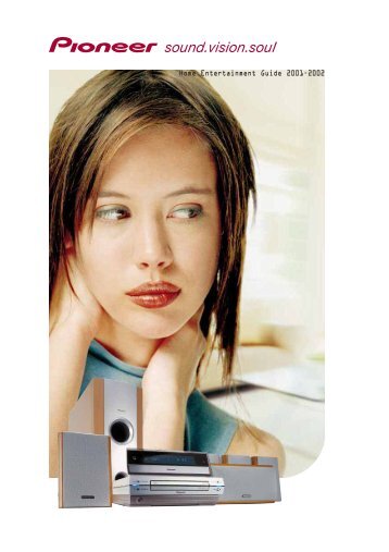 Pioneer Home Entertainment Guide 2001-2002 - Pioneer Europe