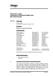 ÃrsmÃ¶tesprotokoll - BRF PrÃ¤sthagen