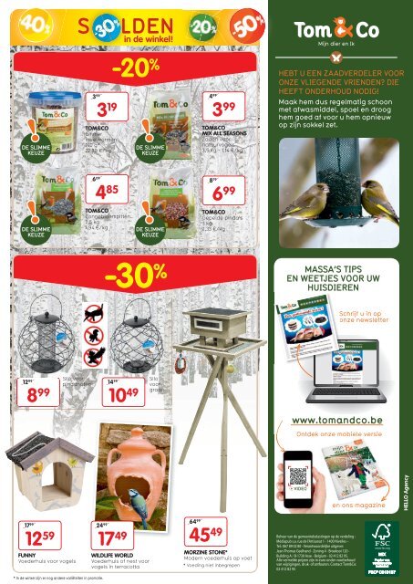 Tom en co folder en promoties 3 t/m 21 januari 2015