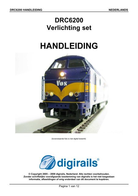 DRC6200 handleiding - Digirails
