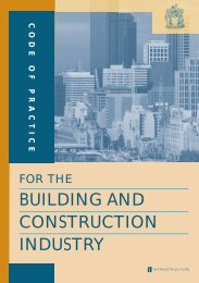 Victorian Code of Practice for the Building and Construction Industry