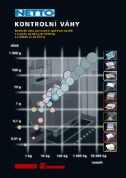 prospekt kontrolnÃ­ vÃ¡hy CZ - NETTO Electronics