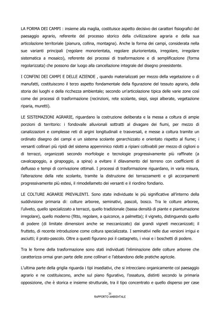 Valutazione ambientale strategica - Comune di Arezzo