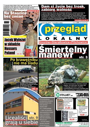 PrzeglÄd Lokalny Nr 41 (1023) 11 paÅºdziernika 2012 roku