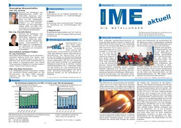 Ausgabe 11 - beim IME!