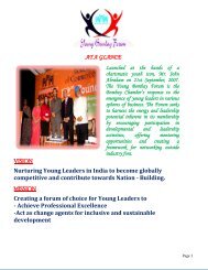 AT A GLANCE VISION Nurturing Young Leaders in India to become ...