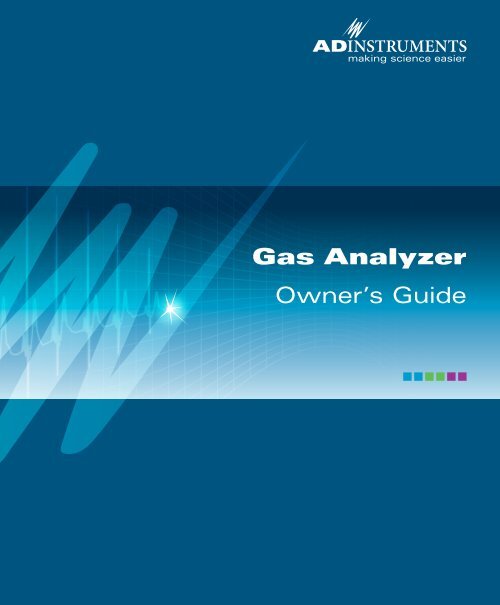 The Gas Analyzer ADInstruments
