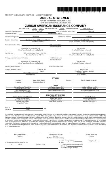 ZAIC2012-1 - Zurich Producer Compensation