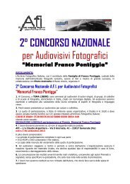 regolamento - Archivio Fotografico Italiano