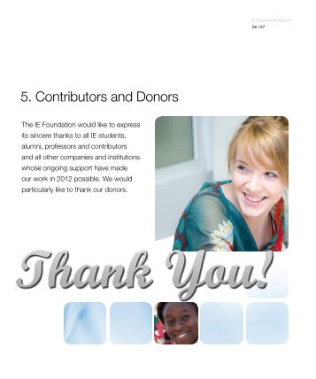 5. Contributors and Donors - IE