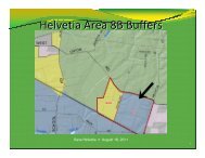 Helvetia Area 8B Buffers - Save Helvetia!