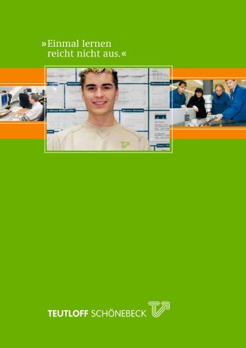 Download PDF-Datei - TEUTLOFF = Ausbildung + Weiterbildung + ...