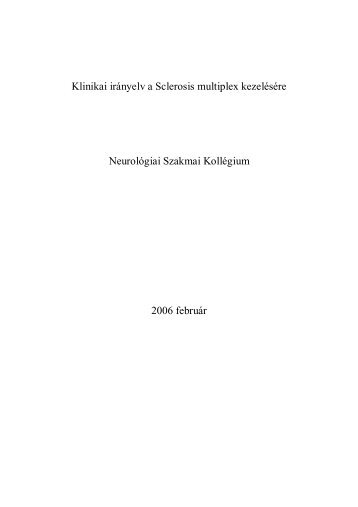 letöltés - Neurológiai Szakmai Kollégium honlapja