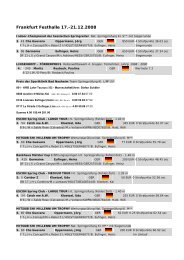 Elzer Turniererfolge von Oktober bis Dezember 2008 - Ruf-elz.de