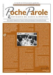 N. 10 / 2003 - I Banchi Alimentari in Europa per costruire una societÃ  ...
