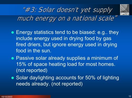 Solar Power In Canada: - Pollution Probe