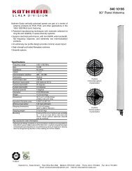 800 10403 65Â° Panel Antenna - Kathrein Scala Division