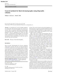 General Methods for Flash Chromatography - Thomson Instrument ...