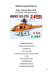 Honey Bee CPX-deutsch.indd - RC-Toy