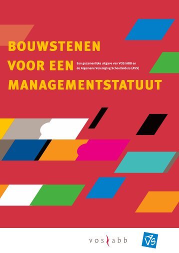 BOUWSTENEN VOOR EEN MANAGEMENTSTATUUT - Avs