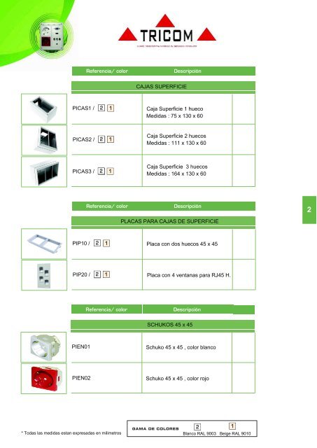 Mecanismos CATALOGO - J-TEC