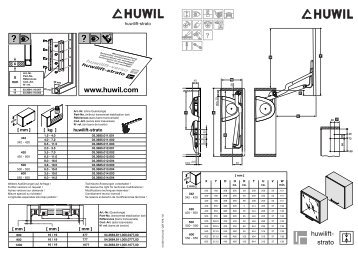 Huwilift-strato A3 - Tekform