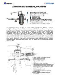 Kombinovaná armatura pro nádrže (*pdf) - DENWEL, spol. s ro