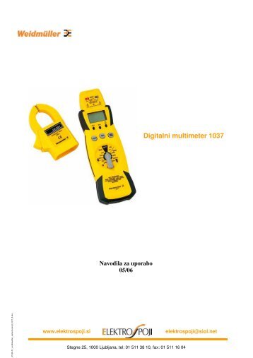 Digitalni multimeter 1037