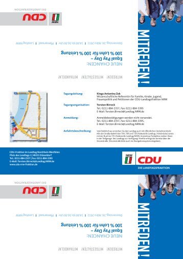 Einladungsformular - CDU-Kreisverband Bonn