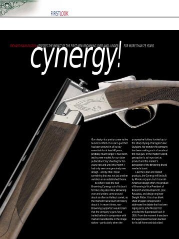 Cynergy! - Clay Shooting USA