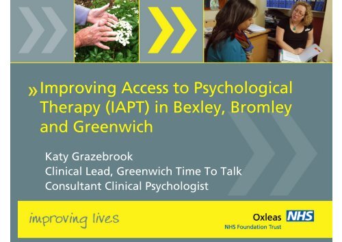 (IAPT) in Bexley, Bromley and Greenwich