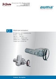 Multi-turn actuators - Tri-State Technical Sales Corp.