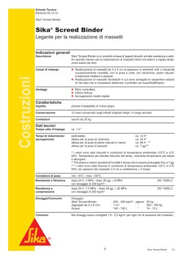 [PDF] Screed Binder 121204_FUGA 04.qxd - Sika Italia SpA