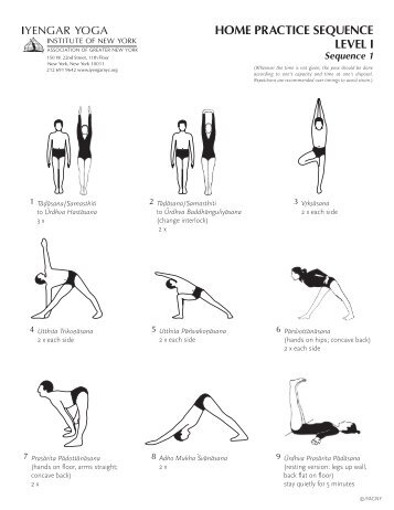 home practice sequence level i