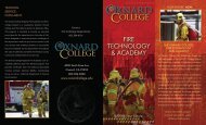FIRE TECHNOLOGY & ACADEMY - Oxnard College