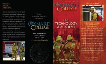 FIRE TECHNOLOGY & ACADEMY - Oxnard College