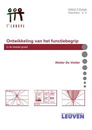 Cahier 6: Ontwikkeling van het functiebegrip in de tweede graad