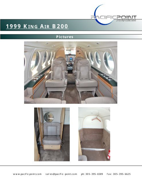 1999 KING AIR B200 - Pacific Point Aviation