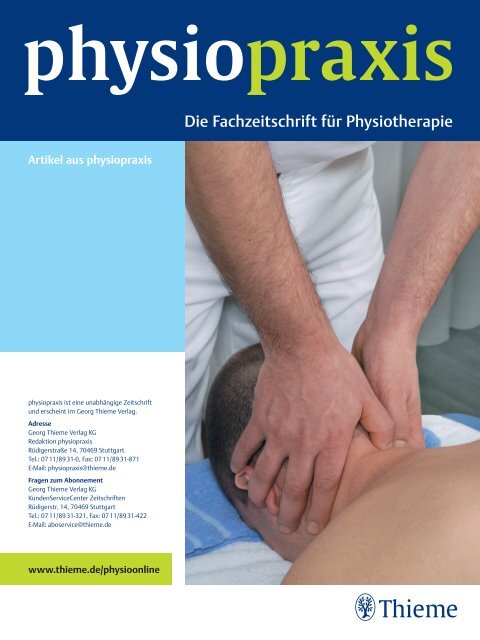 physiopraxis - Physiotherapie Beyerlein