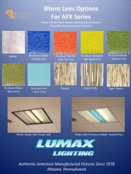 View/Download Brochure - Lumax Lighting