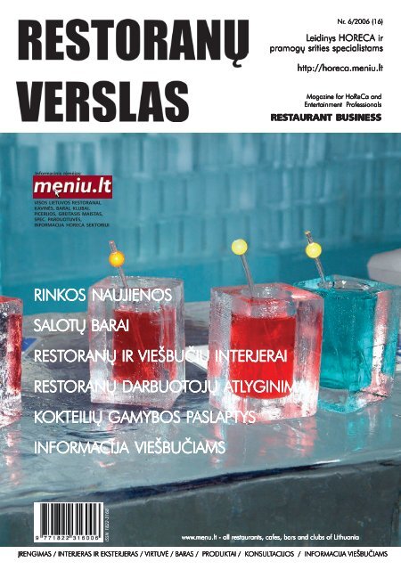 RestoranÅ³ verslas 2006/6