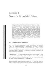 Geometria dei moduli di Poisson