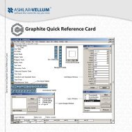 Graphite Quick Reference Card