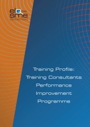 Training Consultants Performance Improvement Programme - Cecoa