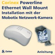 Corinex Powerline Ethernet Wall Mount