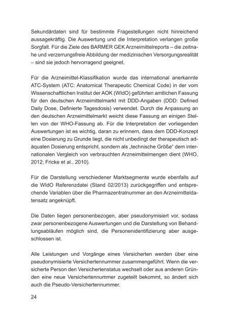 BARMER GEK Arzneimittelreport 2013 - Presse